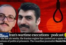 Podcast-i i The Guardian: Regjimi i Iranit Akseleron Ekzekutimet e të Burgosurve Politikë në Mes të Luftës Podcast-i i The Guardian zbulon akselerimin brutal të ekzekutimeve të të burgosurve politikë nga regjimi iranian nën hijen e luftës. Historia e Babak Alipour dhe heronjve të PMOI-së që sfiduan terrorin deri në çastet e fundit.