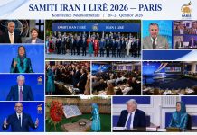 Samiti “Irani i Lirë” Paris – 20 dhe 21 qershor 2026 Konferenca Ndërkombëtare “Irani i Lirë 2026” u zhvillua të shtunën dhe të dielën, më 20 dhe 21 qershor. Dhjetëra personalitete të shquara politike, parlamentare, juridike dhe ushtarake nga Shtetet e Bashkuara, Europa dhe Kanadaja morën pjesë në këtë tubim dyditor në selinë e Këshillit Kombëtar të Rezistencës së Iranit në Paris.