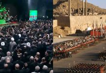 Nga Persepolis në Mashhad: Iluzioni i Diktatorit që Spektakli Mund të Zëvendësojë Legjitimitetin Krahasim midis festës madhështore të Shahut në Persepolis (1971) dhe funeralit të orkestruar të Ali Khameneit (2026). Si pse spektakli politik nuk zëvendëson legjitimitetin, duke çuar në izolim, represion dhe valë kryengritjesh në Iran.