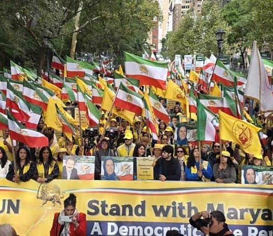 Tubimi në Nju Jork kundër regjimit të Teheranit Tubimi i iranianëve dhe mbështetësve të Rezistencës Iraniane pranë OKB-së në Nju Jork